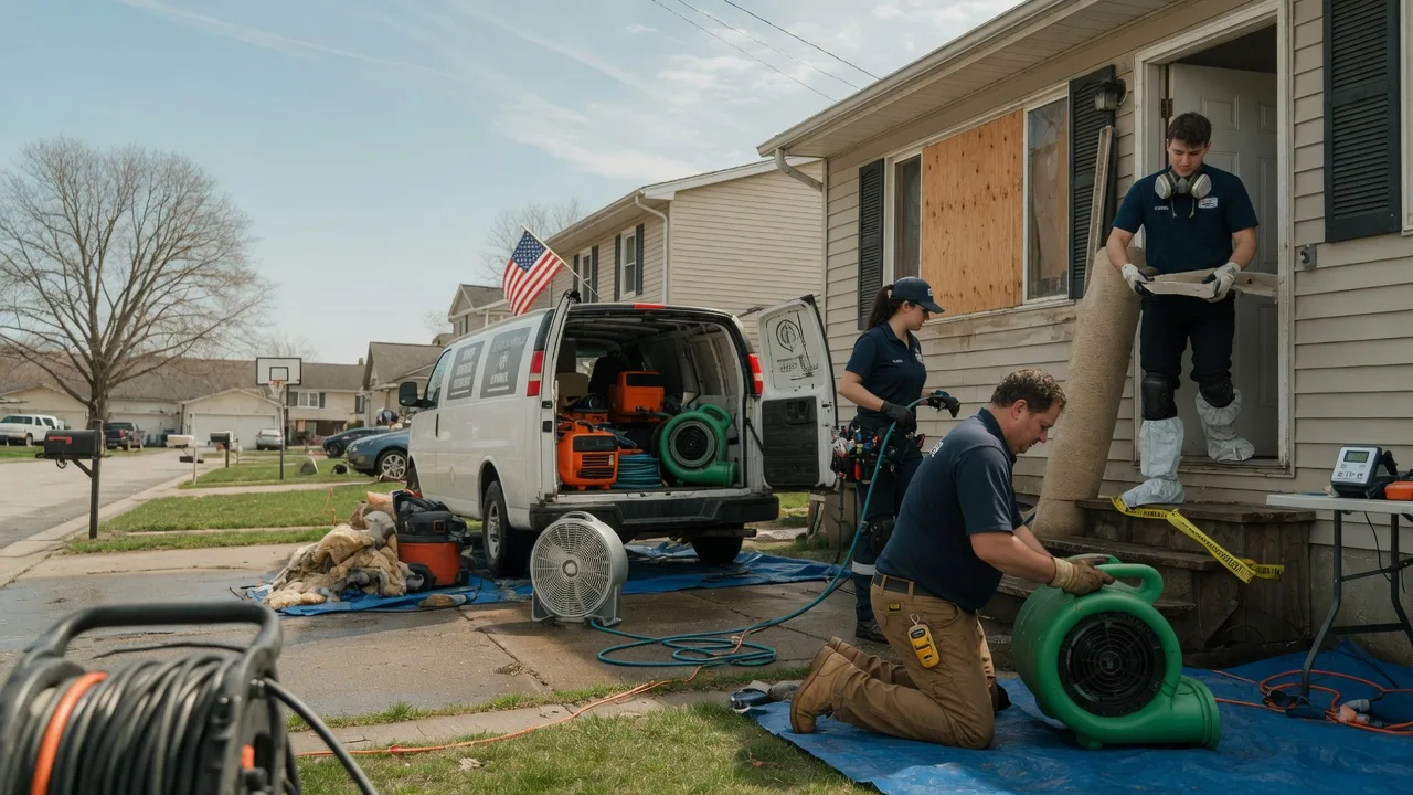 Water Damage Restoration in Menasha, WI near me